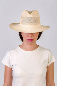Fedora calado natural