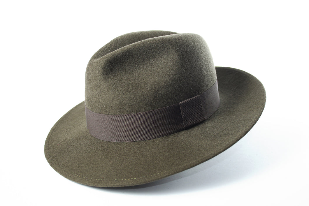 Fedora Verde Caza invierno